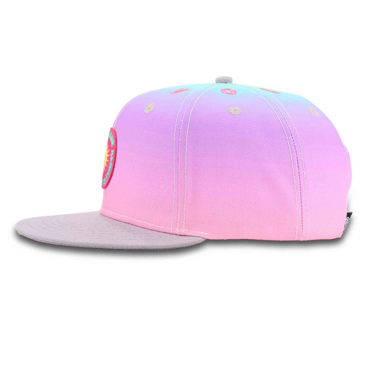 Pink Gradient Snapback Cap