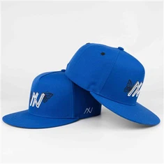 Mélykék Butterfly Letter Snapback sapka