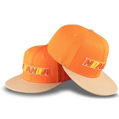 Narancssárga hímzős Snapback sapka